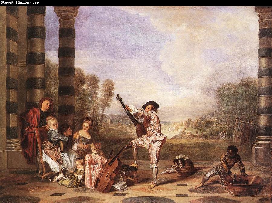 WATTEAU, Antoine Les Charmes de la Vie